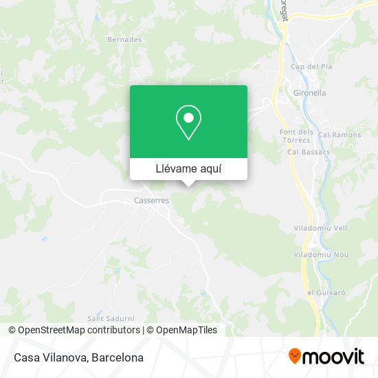 Mapa Casa Vilanova