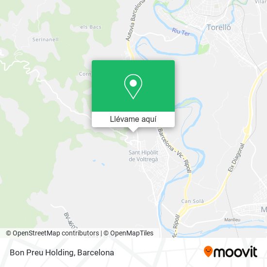 Mapa Bon Preu Holding