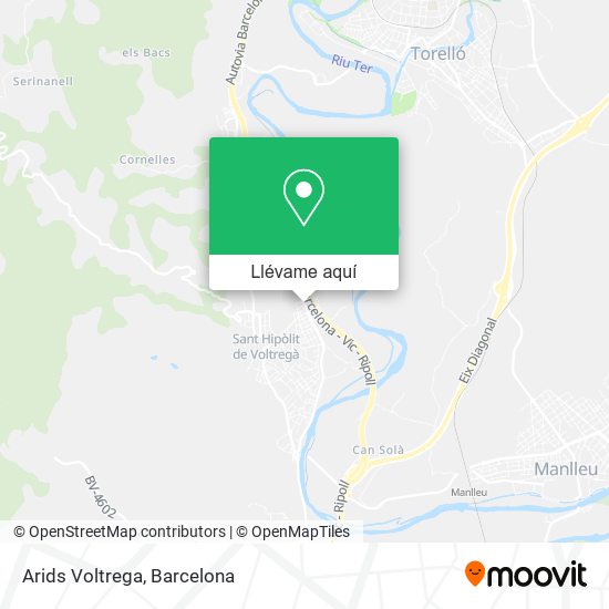 Mapa Arids Voltrega