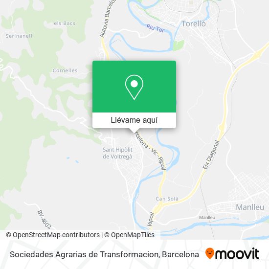 Mapa Sociedades Agrarias de Transformacion