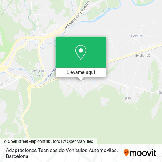 Mapa Adaptaciones Tecnicas de Vehículos Automoviles