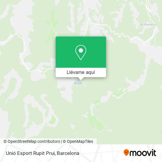 Mapa Unió Esport Rupit Prui
