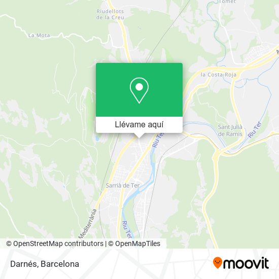 Mapa Darnés