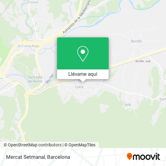 Mapa Mercat Setmanal