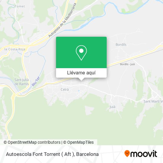 Mapa Autoescola Font Torrent ( Aft )
