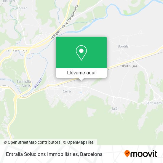 Mapa Entralia Solucions Immobiliàries
