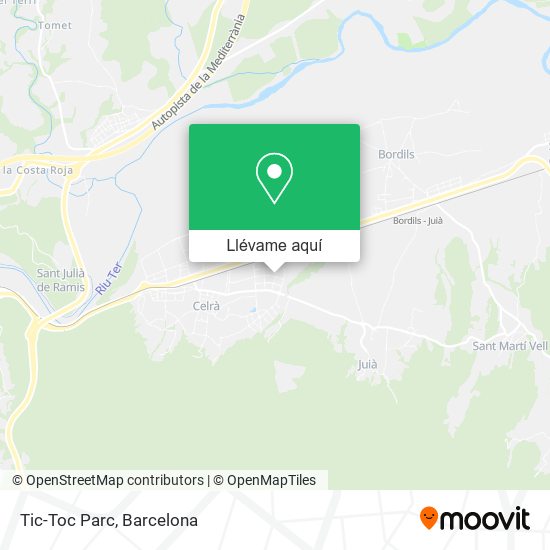 Mapa Tic-Toc Parc
