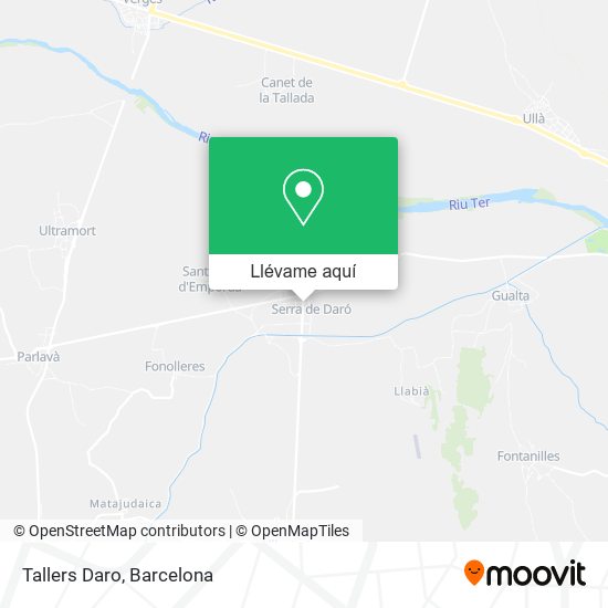 Mapa Tallers Daro