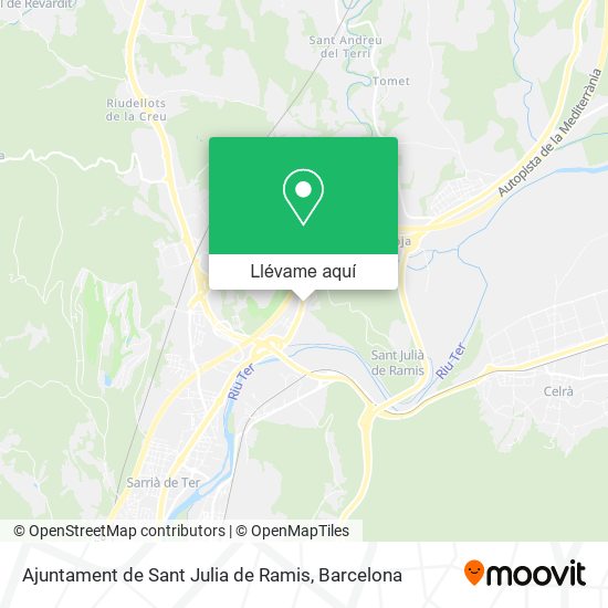 Mapa Ajuntament de Sant Julia de Ramis