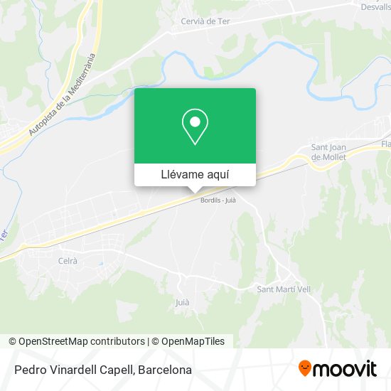 Mapa Pedro Vinardell Capell