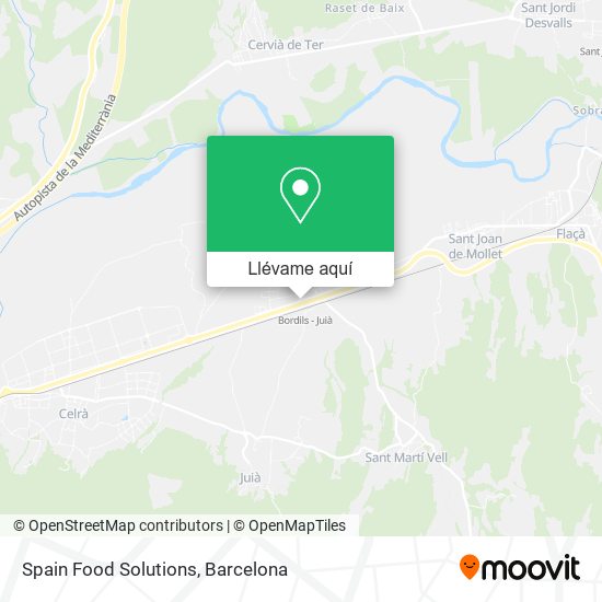 Mapa Spain Food Solutions