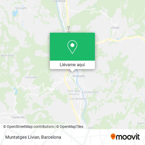 Mapa Muntatges Livian