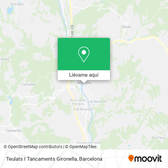 Mapa Teulats I Tancaments Gironella