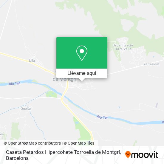 Mapa Caseta Petardos Hipercohete Torroella de Montgrí