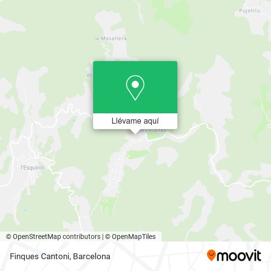 Mapa Finques Cantoni