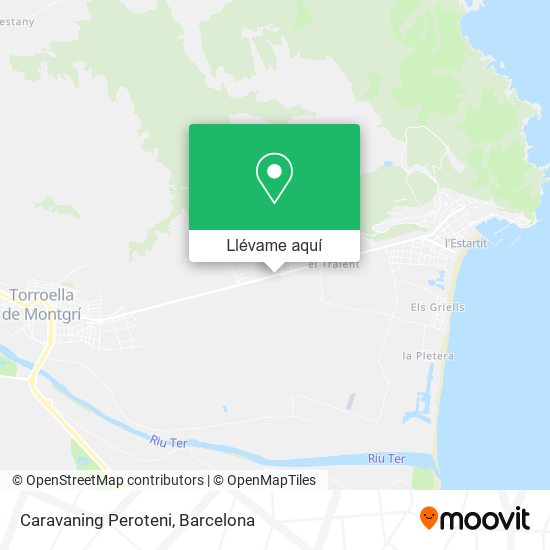 Mapa Caravaning Peroteni