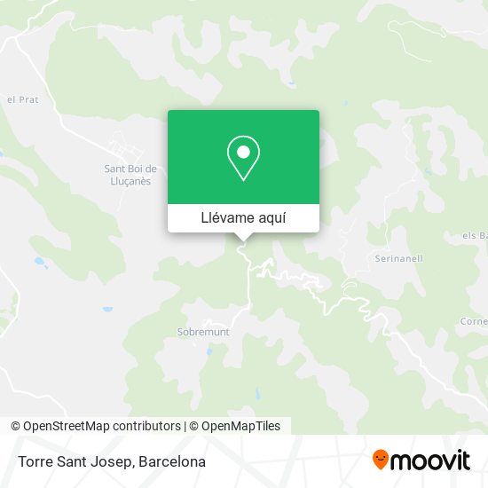 Mapa Torre Sant Josep