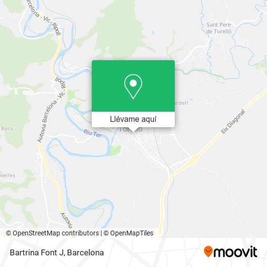 Mapa Bartrina Font J