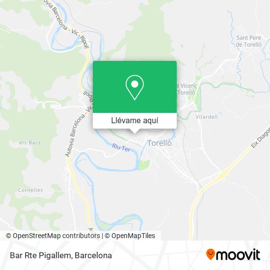 Mapa Bar Rte Pigallem