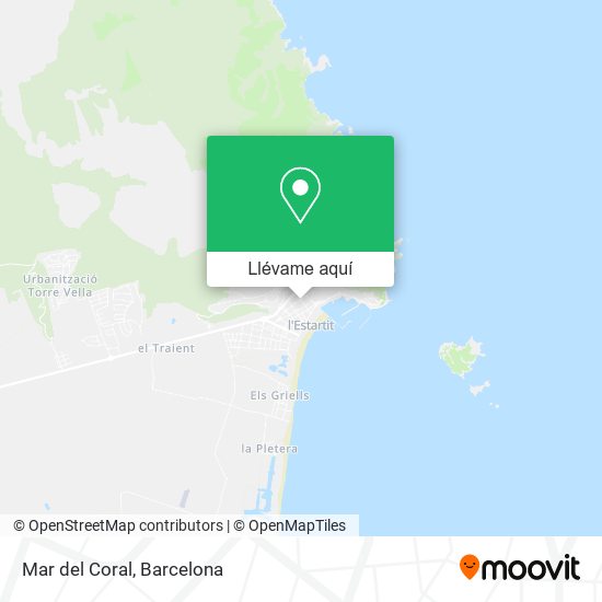 Mapa Mar del Coral