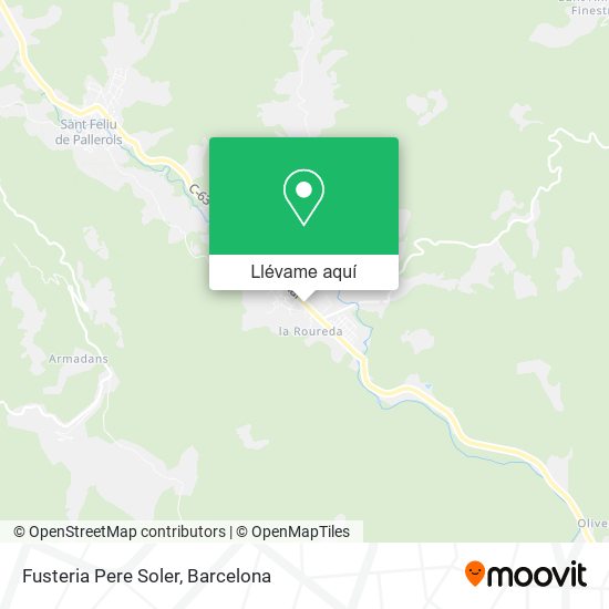 Mapa Fusteria Pere Soler