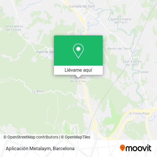 Mapa Aplicación Metalaym