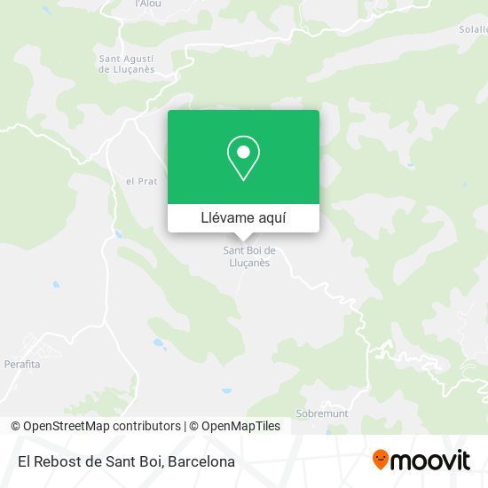 Mapa El Rebost de Sant Boi