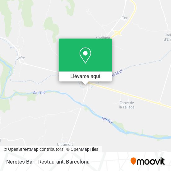Mapa Neretes Bar - Restaurant