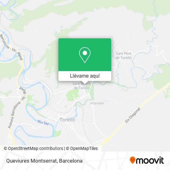 Mapa Queviures Montserrat