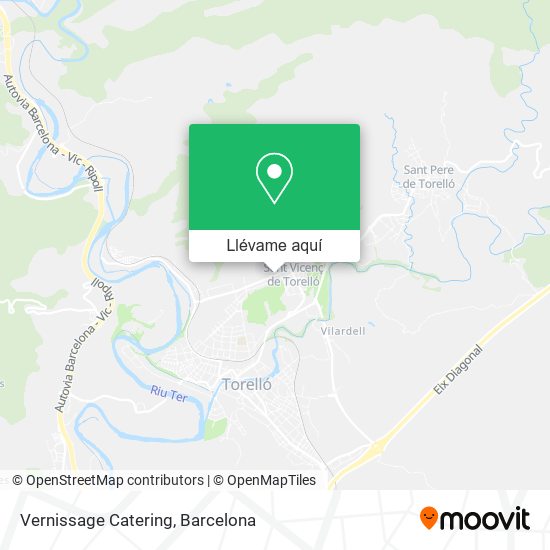 Mapa Vernissage Catering