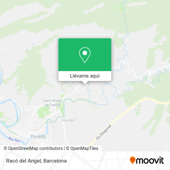 Mapa Racó del Angel