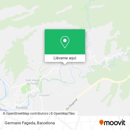 Mapa Germans Fageda