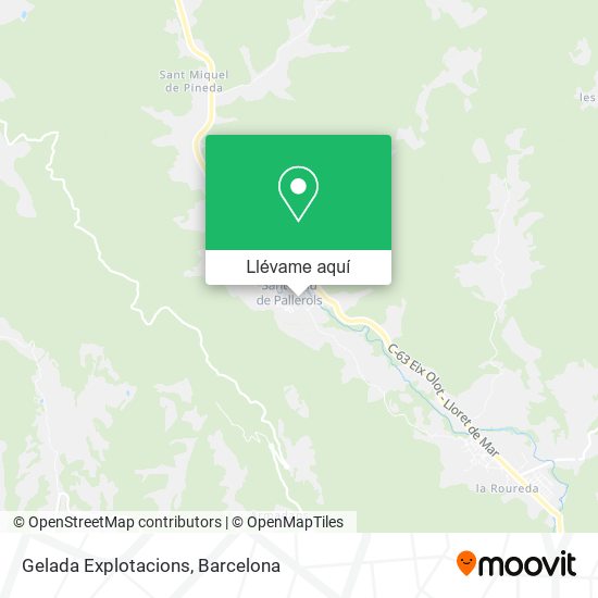 Mapa Gelada Explotacions