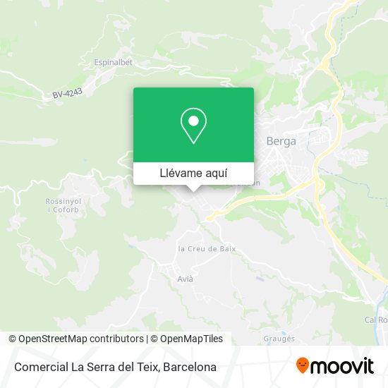 Mapa Comercial La Serra del Teix
