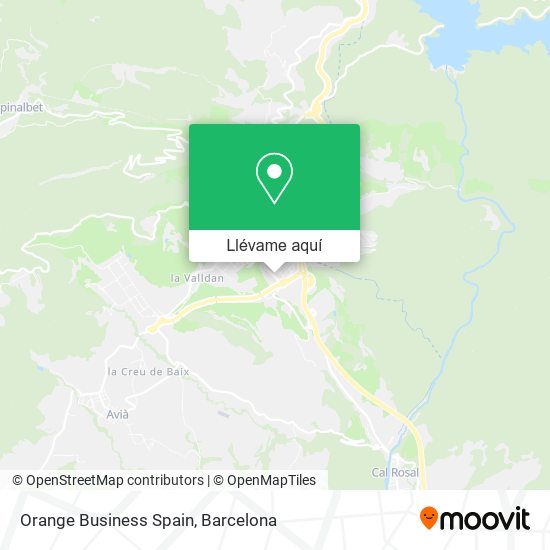 Mapa Orange Business Spain