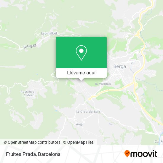 Mapa Fruites Prada