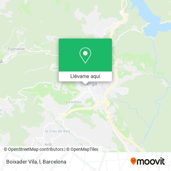 Mapa Boixader Vila, l