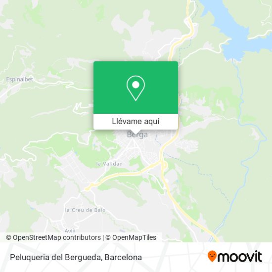 Mapa Peluqueria del Bergueda
