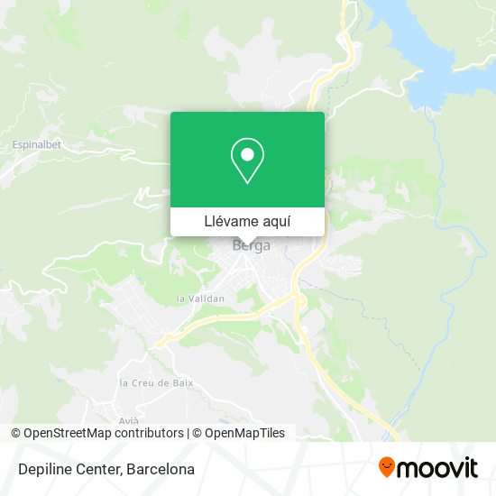 Mapa Depiline Center