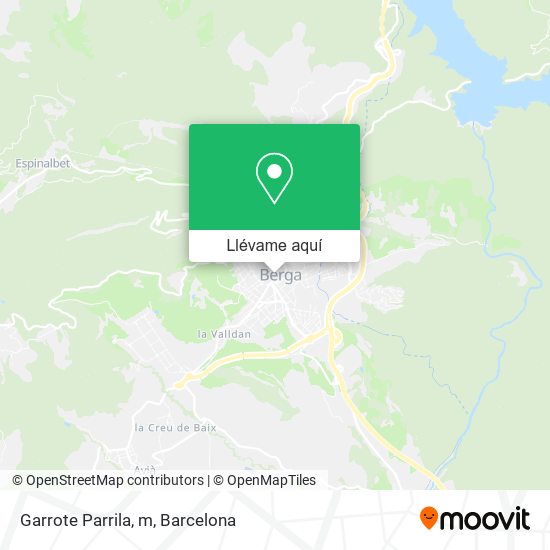 Mapa Garrote Parrila, m