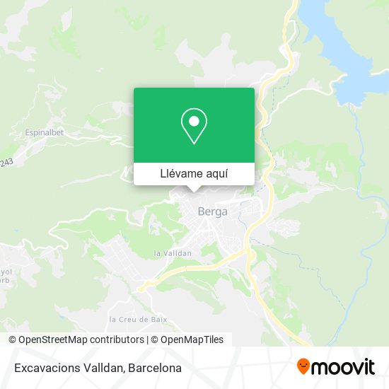 Mapa Excavacions Valldan