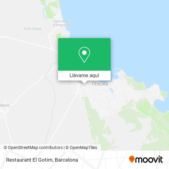 Mapa Restaurant El Gotim