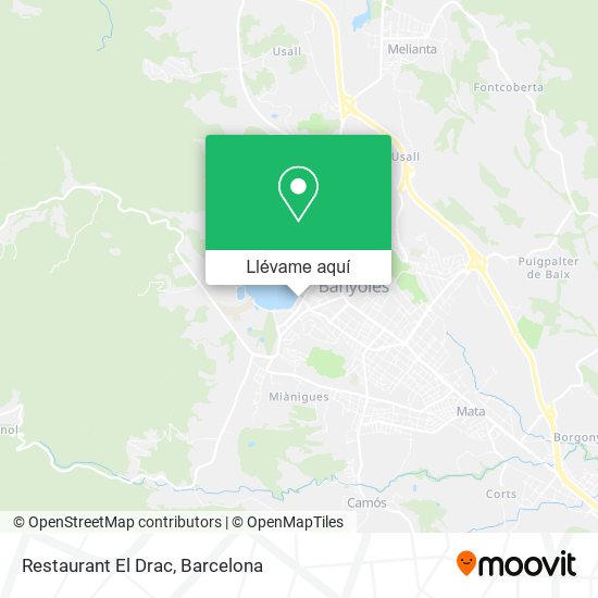 Mapa Restaurant El Drac