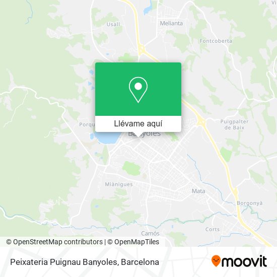 Mapa Peixateria Puignau Banyoles