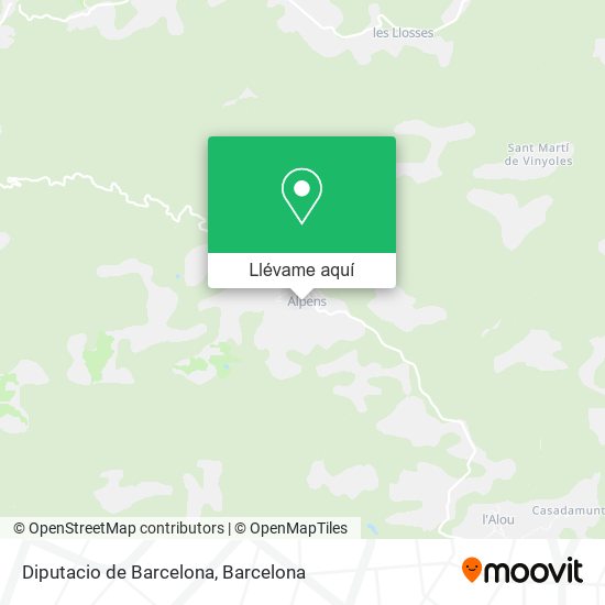 Mapa Diputacio de Barcelona
