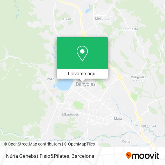 Mapa Núria Genebat Fisio&Pilates