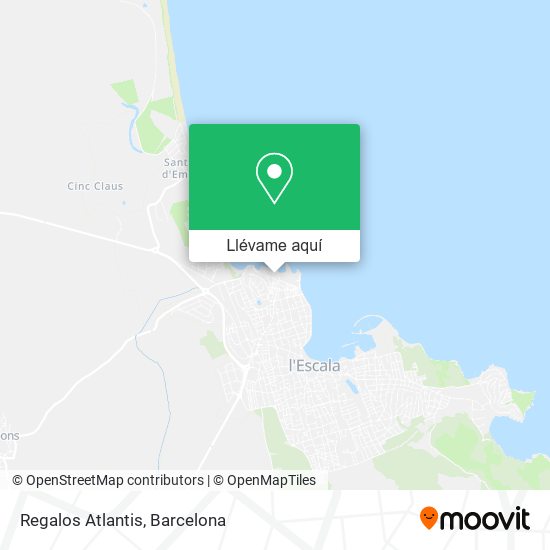 Mapa Regalos Atlantis