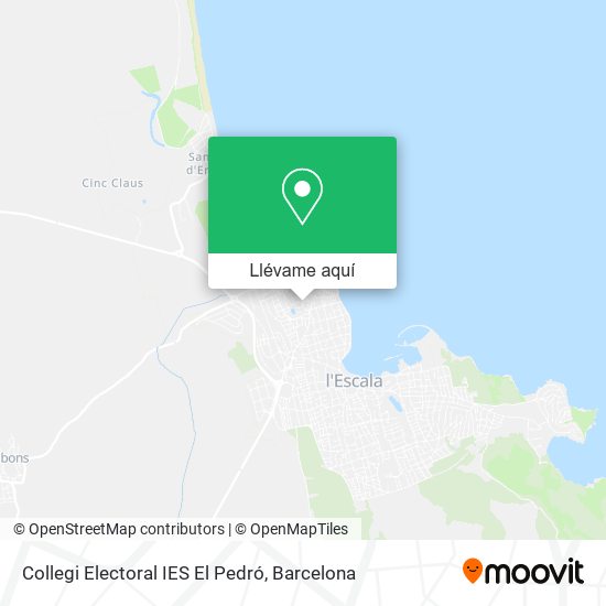 Mapa Collegi Electoral IES El Pedró