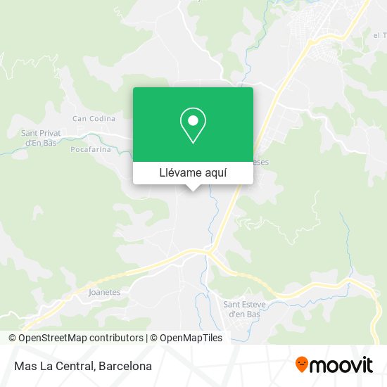 Mapa Mas La Central