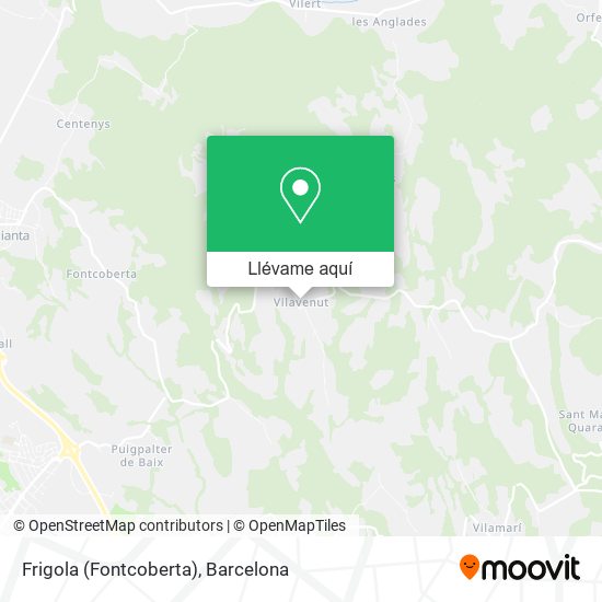 Mapa Frigola (Fontcoberta)